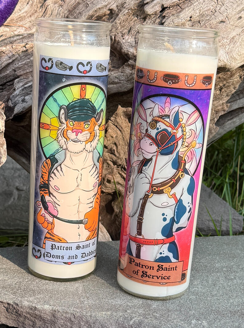 Hand-poured soy wax prayer candles Hand-poured soy wax prayer candles