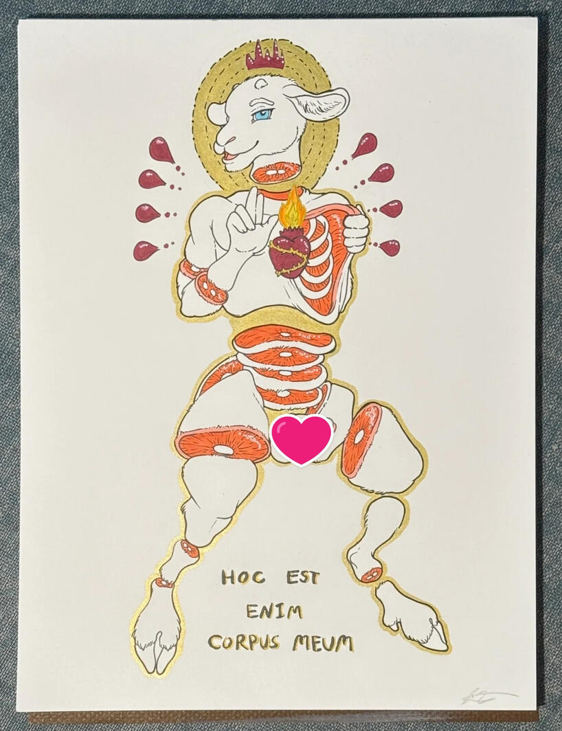 Corpus Meum - marker and ink Corpus Meum - marker and ink