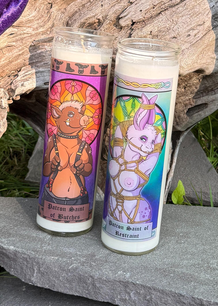 Hand-poured soy wax prayer candles Hand-poured soy wax prayer candles